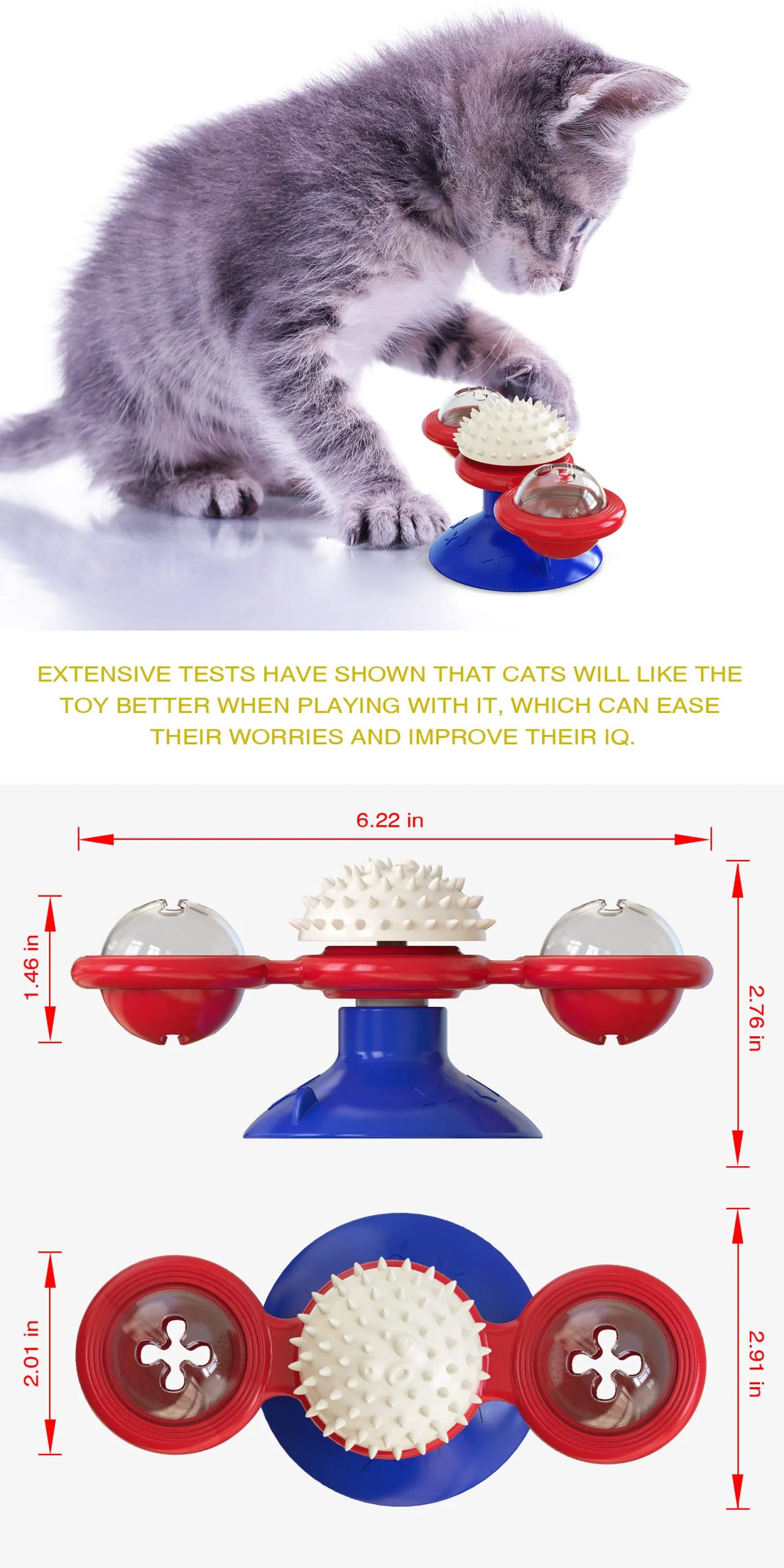 Windmill Cat Toy Interactive Pet Toys for Cats Puzzle Cat Game Toy With Whirligig Turntable for Kitten Brush Teeth Pet Supplies Windmill Cat Toy Interactive Pet Toys for Cats Puzzle Cat Game Toy With Whirligig Turntable for Kitten Brush Teeth Pet Supplies