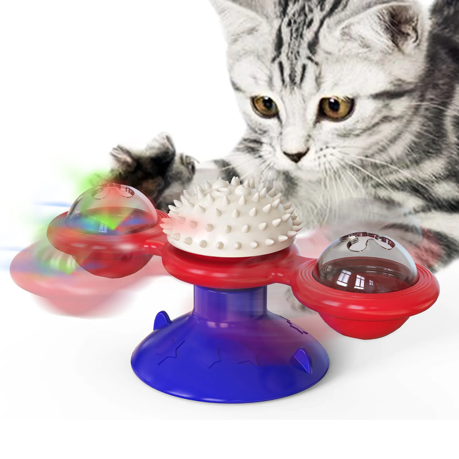 Windmill Cat Toy Interactive Pet Toys for Cats Puzzle Cat Game Toy With Whirligig Turntable for Kitten Brush Teeth Pet Supplies Windmill Cat Toy Interactive Pet Toys for Cats Puzzle Cat Game Toy With Whirligig Turntable for Kitten Brush Teeth Pet Supplies