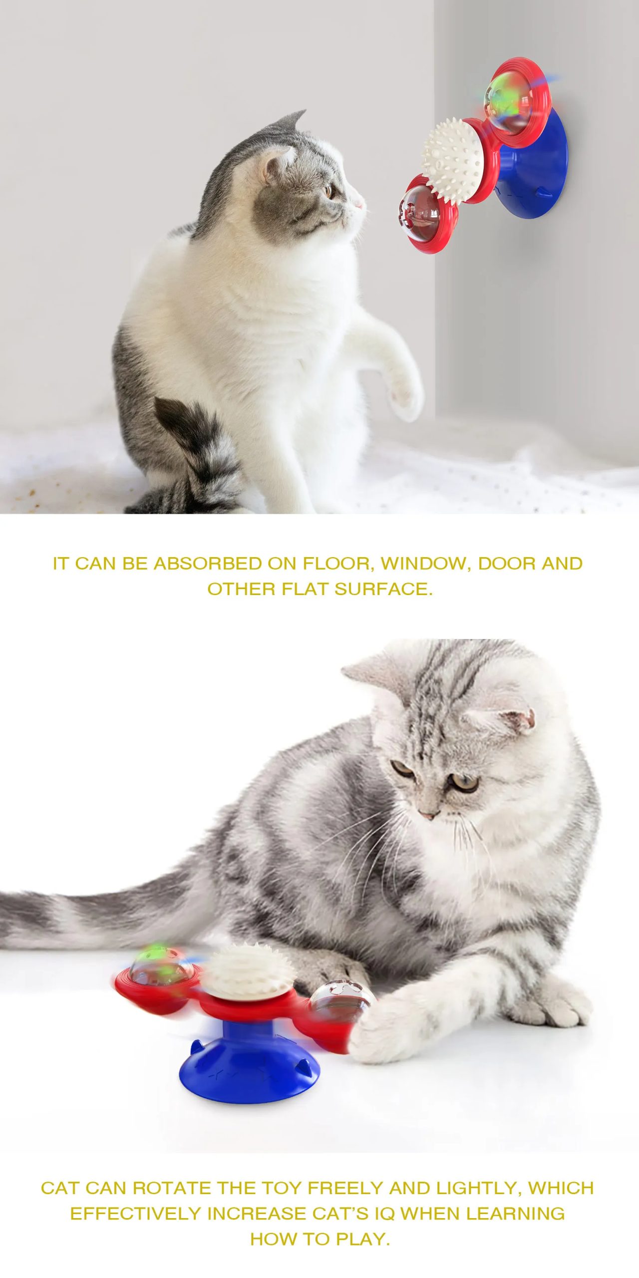 Windmill Cat Toy Interactive Pet Toys for Cats Puzzle Cat Game Toy With Whirligig Turntable for Kitten Brush Teeth Pet Supplies Windmill Cat Toy Interactive Pet Toys for Cats Puzzle Cat Game Toy With Whirligig Turntable for Kitten Brush Teeth Pet Supplies