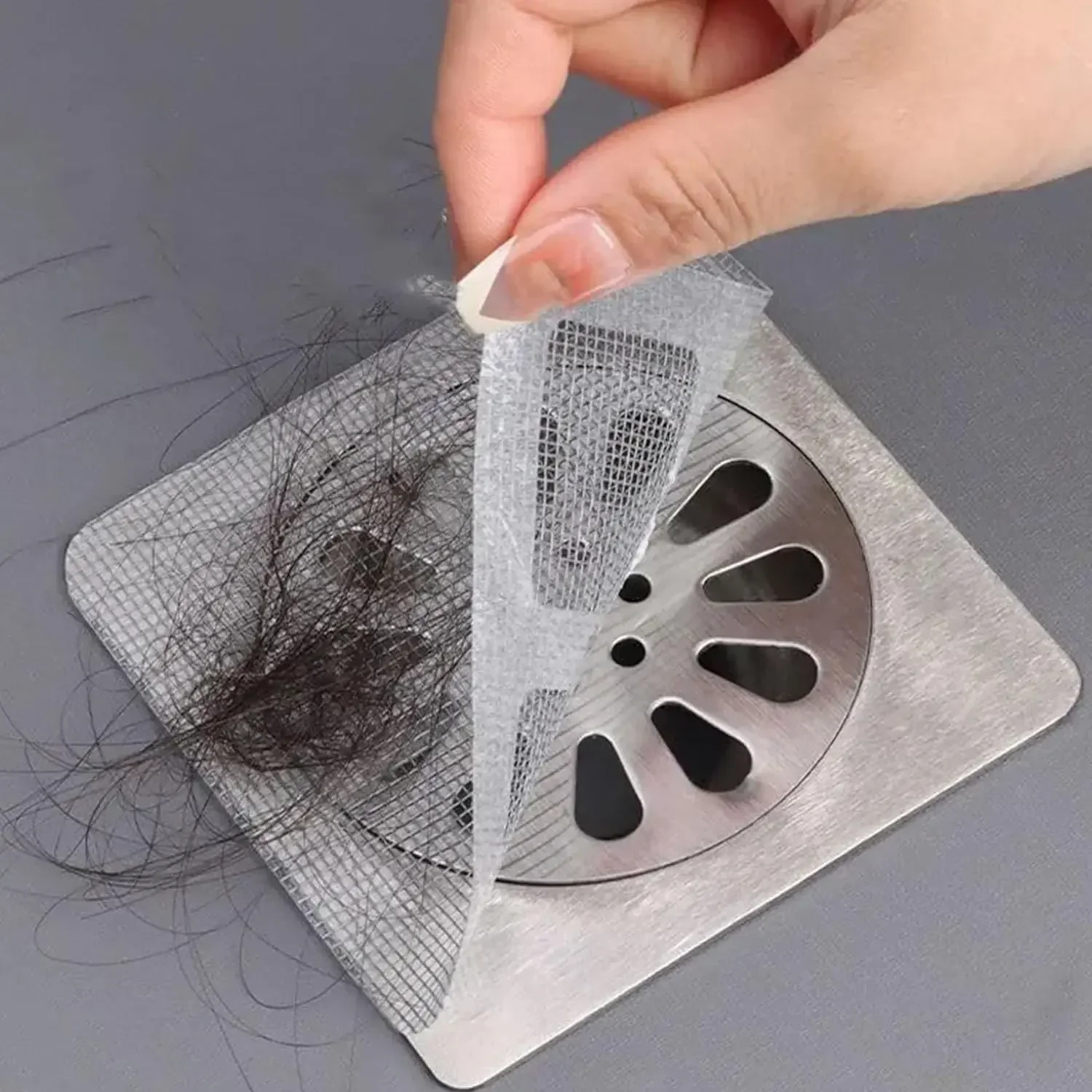 Disposable Shower Drain Hair Catcher Mesh Shower Drain Covers Floor Sink Strainer Filter Hair Stopper For Bathroom Kitchen Disposable Shower Drain Hair Catcher Mesh Shower Drain Covers Floor Sink Strainer Filter Hair Stopper For Bathroom Kitchen