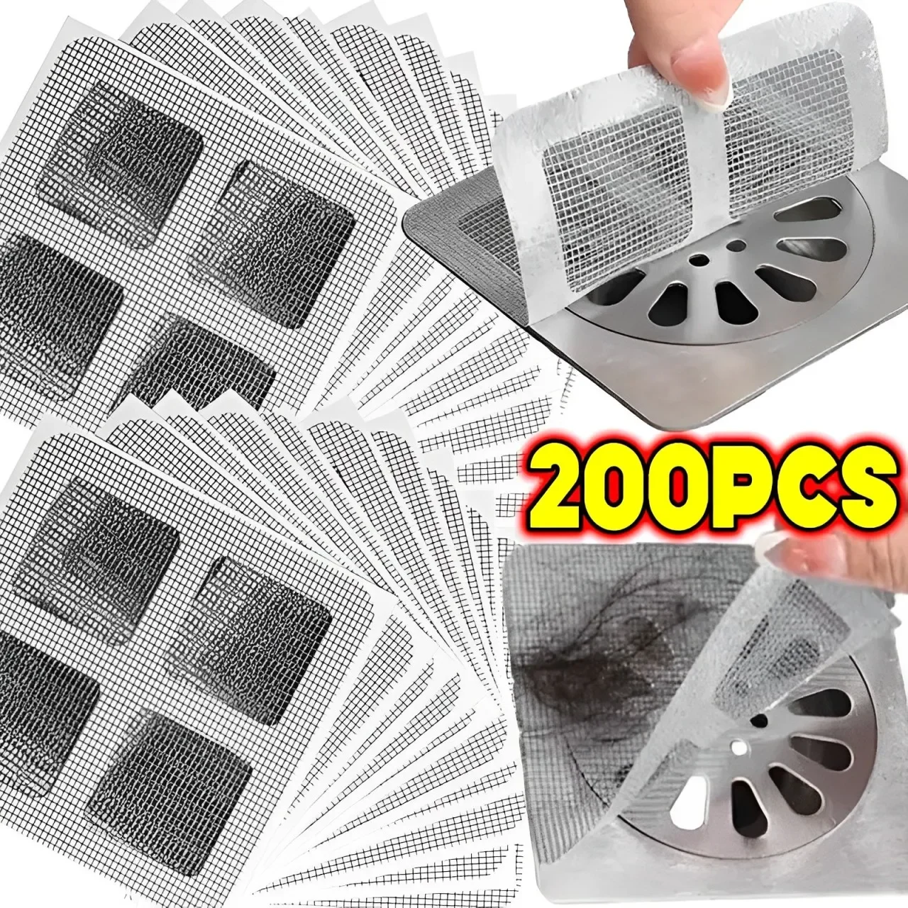Disposable Shower Drain Hair Catcher Mesh Shower Drain Covers Floor Sink Strainer Filter Hair Stopper For Bathroom Kitchen Disposable Shower Drain Hair Catcher Mesh Shower Drain Covers Floor Sink Strainer Filter Hair Stopper For Bathroom Kitchen