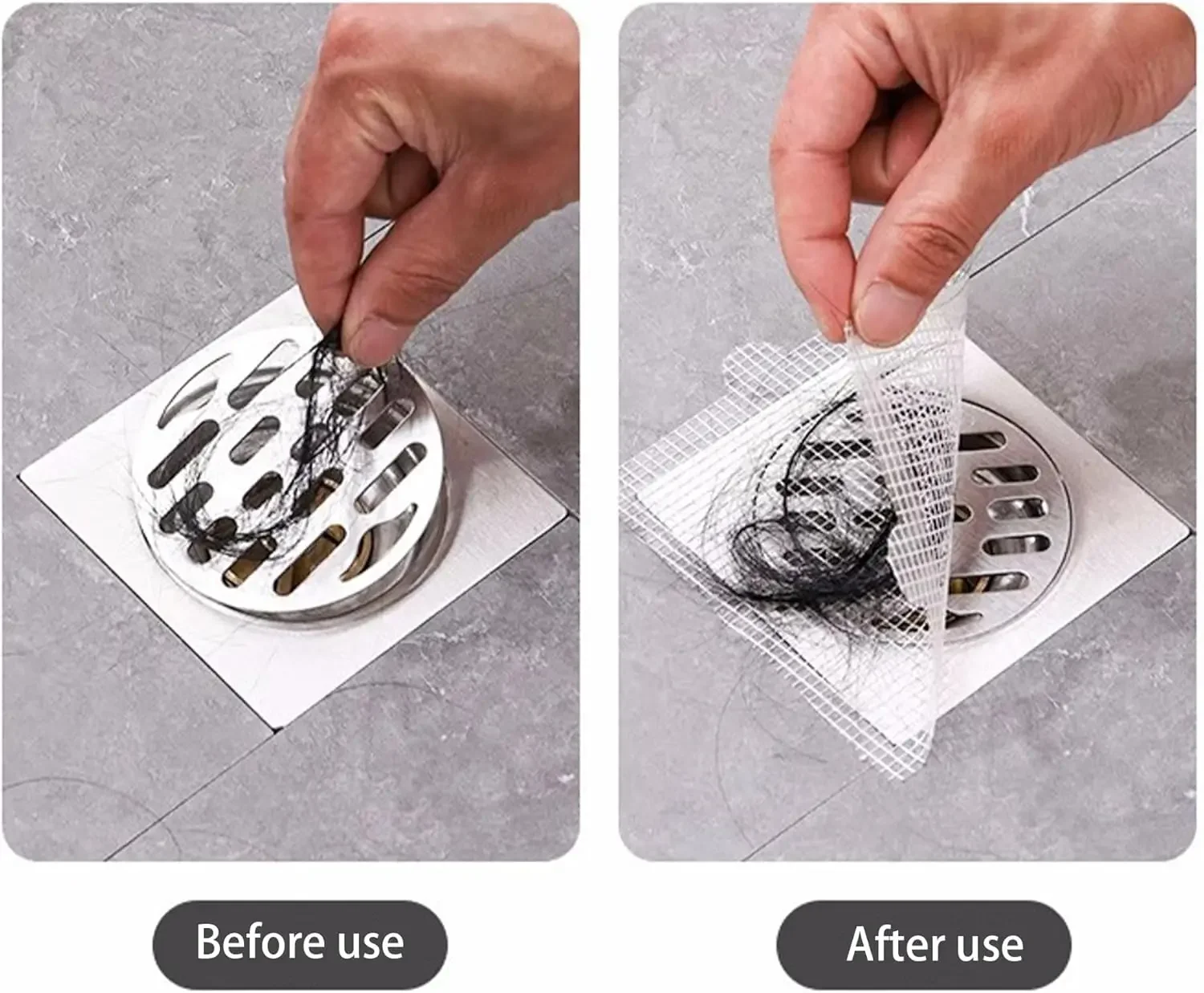 Disposable Shower Drain Hair Catcher Mesh Shower Drain Covers Floor Sink Strainer Filter Hair Stopper For Bathroom Kitchen Disposable Shower Drain Hair Catcher Mesh Shower Drain Covers Floor Sink Strainer Filter Hair Stopper For Bathroom Kitchen