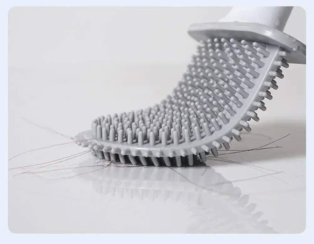 Wall Mounted Toilet Brush Replacement Long Handled Silicone Toilet Brushes Quick Drying Soft Bristles Toilet Bidet Bathroom Set Wall Mounted Toilet Brush Replacement Long Handled Silicone Toilet Brushes Quick Drying Soft Bristles Toilet Bidet Bathroom Set